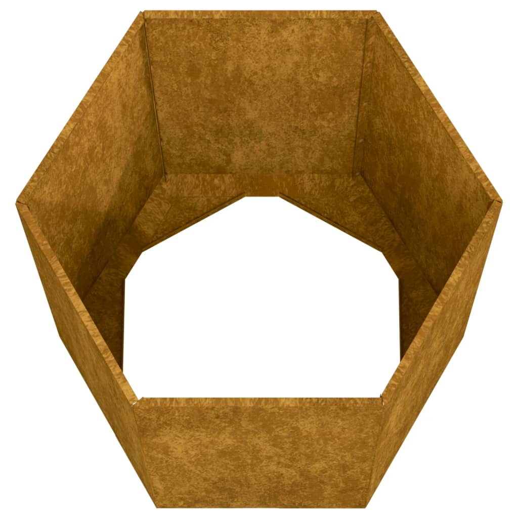 vidaXL Jardinieră, ruginiu, 40x40x45 cm, oțel corten vidaXL Jardinieră, ruginiu, 40x40x45 cm, oțel corten