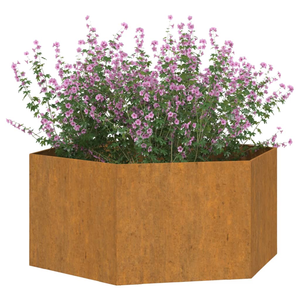 vidaXL Jardinieră, ruginiu, 90x90x45 cm, oțel corten vidaXL Jardinieră, ruginiu, 90x90x45 cm, oțel corten