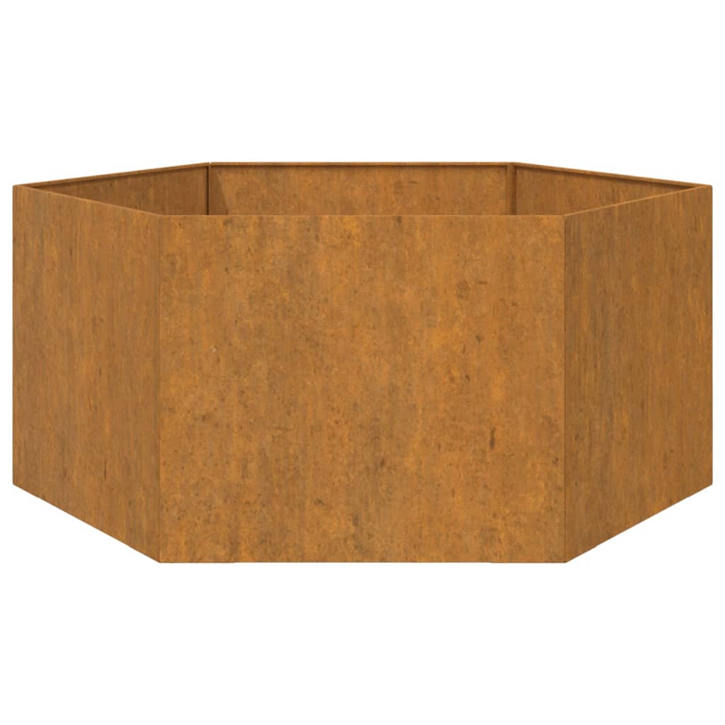 vidaXL Jardinieră, ruginiu, 90x90x45 cm, oțel corten vidaXL Jardinieră, ruginiu, 90x90x45 cm, oțel corten