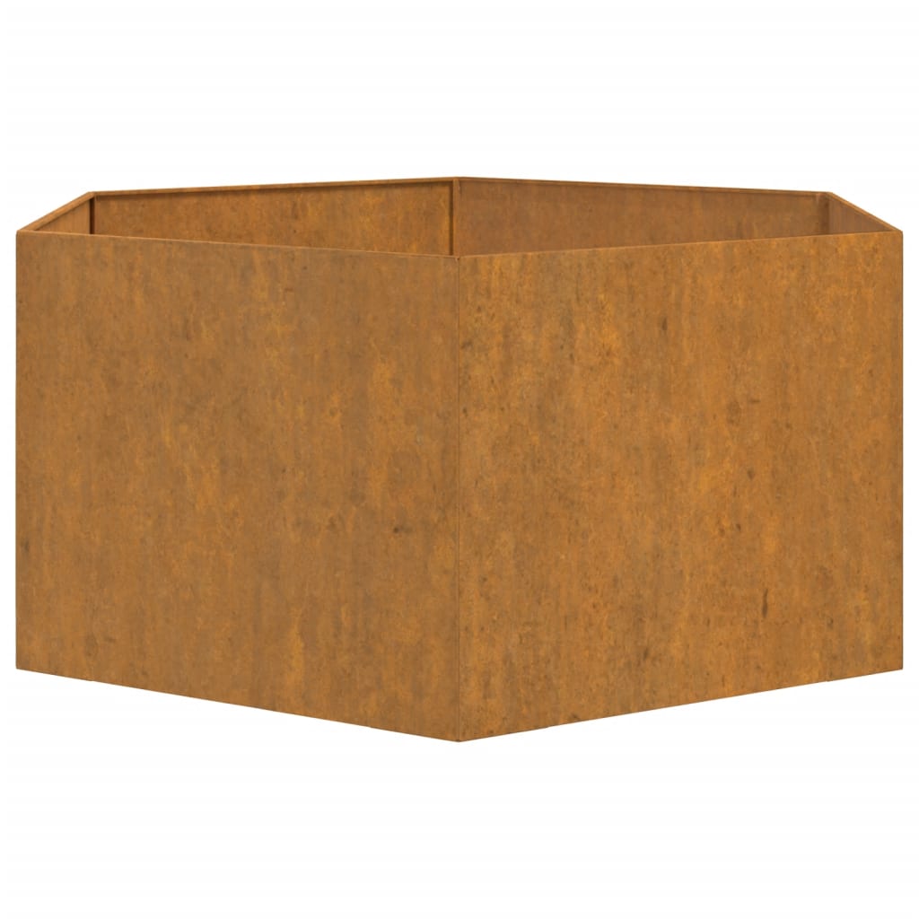 vidaXL Jardinieră, ruginiu, 90x90x45 cm, oțel corten vidaXL Jardinieră, ruginiu, 90x90x45 cm, oțel corten