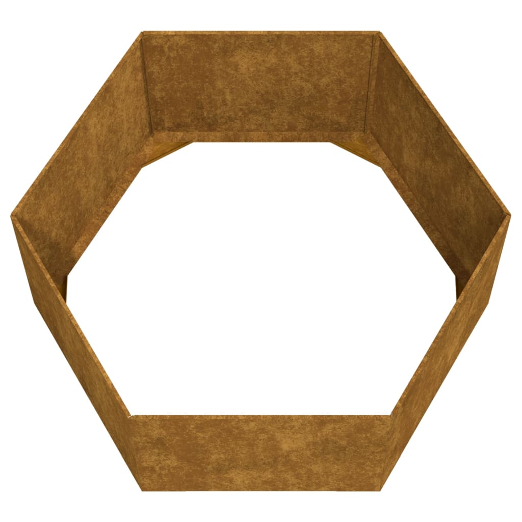vidaXL Jardinieră, ruginiu, 90x90x45 cm, oțel corten vidaXL Jardinieră, ruginiu, 90x90x45 cm, oțel corten