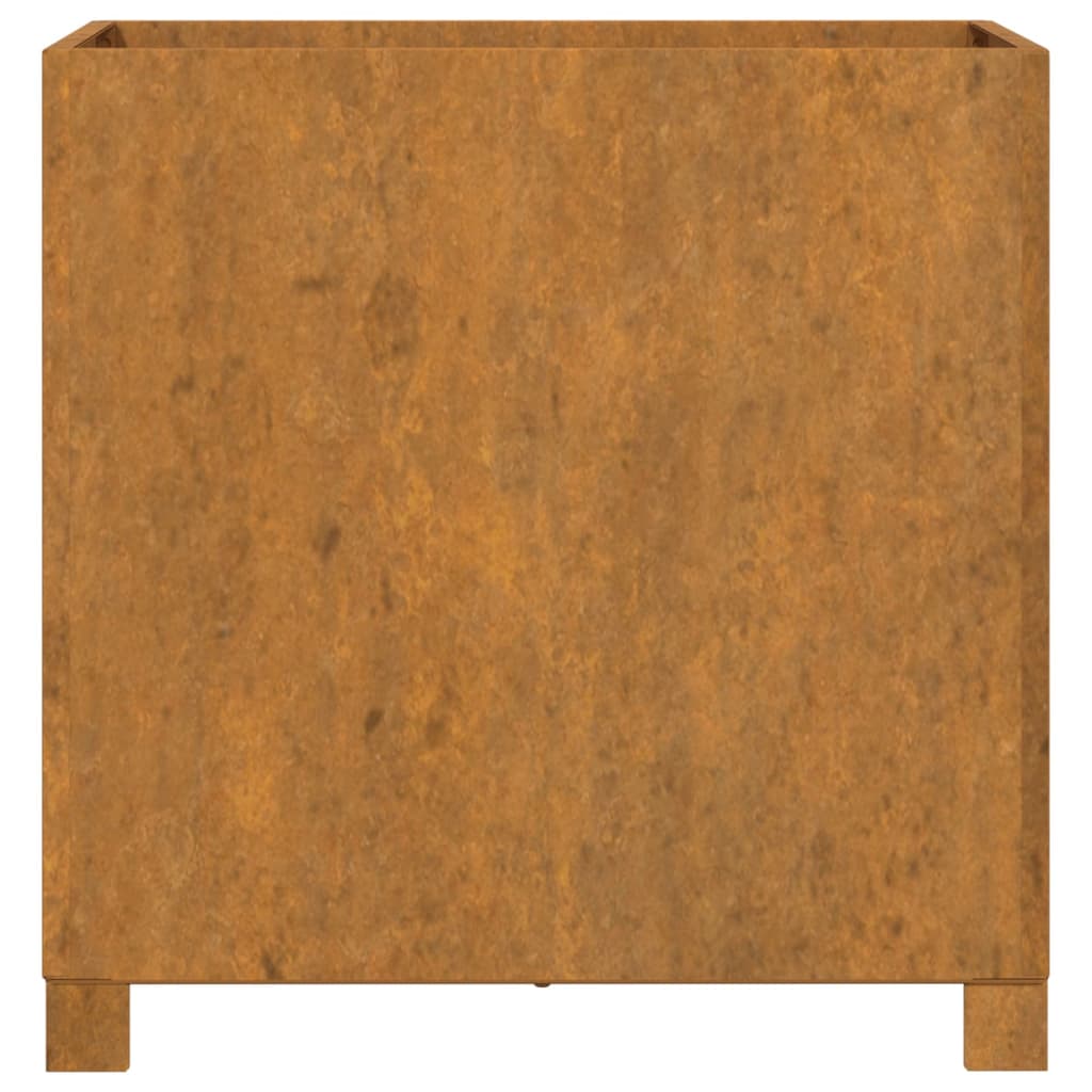 vidaXL Jardiniere cu picioare 2 buc. ruginiu 49x47x50 cm oțel corten vidaXL Jardiniere cu picioare 2 buc. ruginiu 49x47x50 cm oțel corten