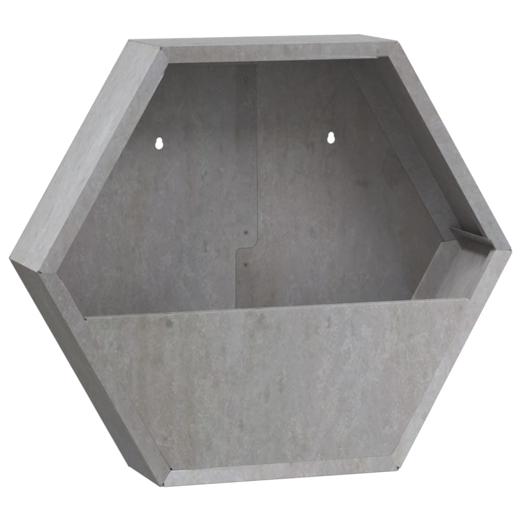 vidaXL Jardiniere de perete, 2 buc., ruginiu, 46x10x40 cm, oțel corten vidaXL Jardiniere de perete, 2 buc., ruginiu, 46x10x40 cm, oțel corten