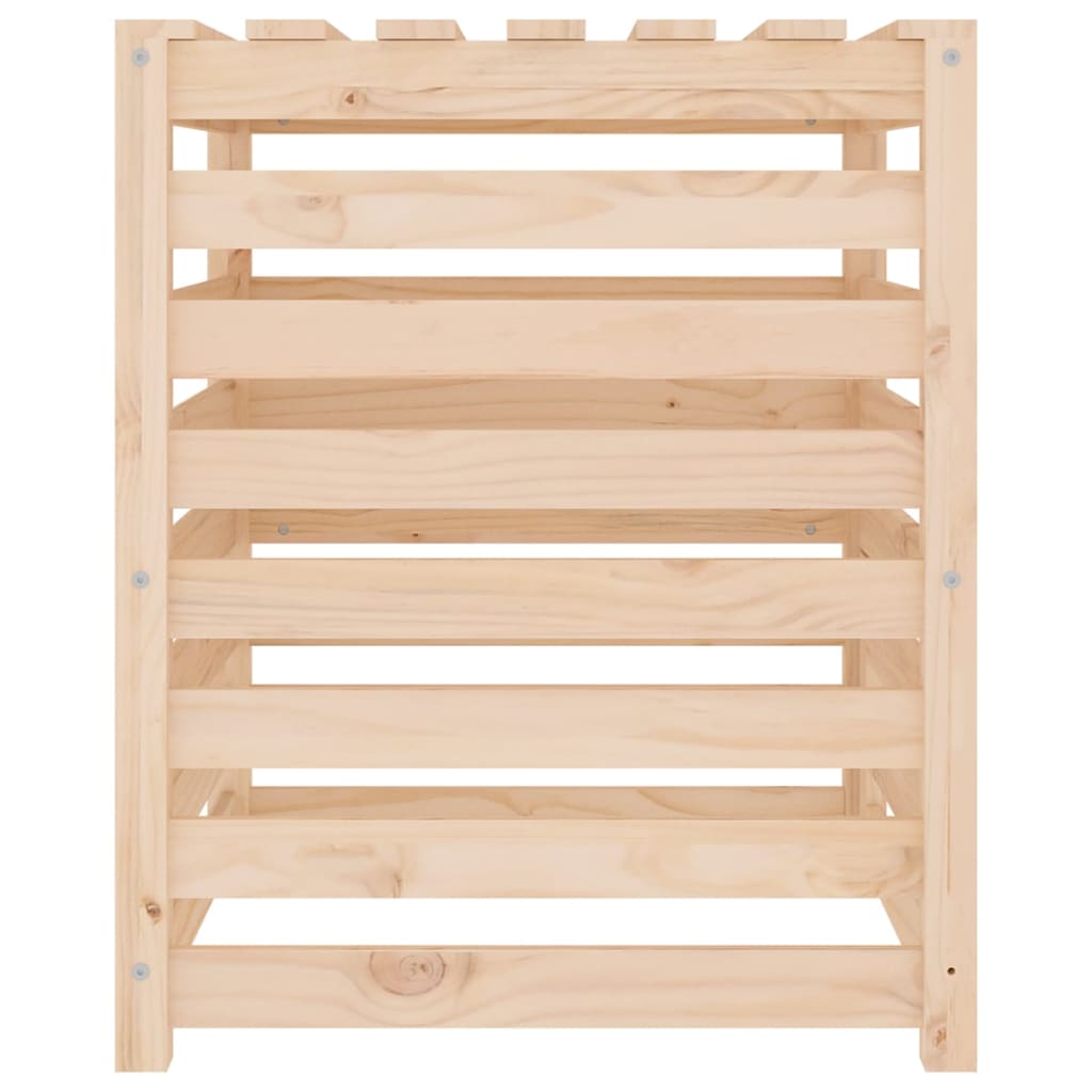 vidaXL Compostor, 63,5x63,5x77,5 cm, lemn masiv de pin vidaXL Compostor, 63,5x63,5x77,5 cm, lemn masiv de pin