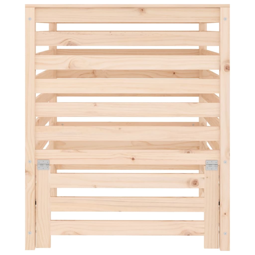vidaXL Compostor, 82,5x82,5x99,5 cm, lemn masiv de pin vidaXL Compostor, 82,5x82,5x99,5 cm, lemn masiv de pin