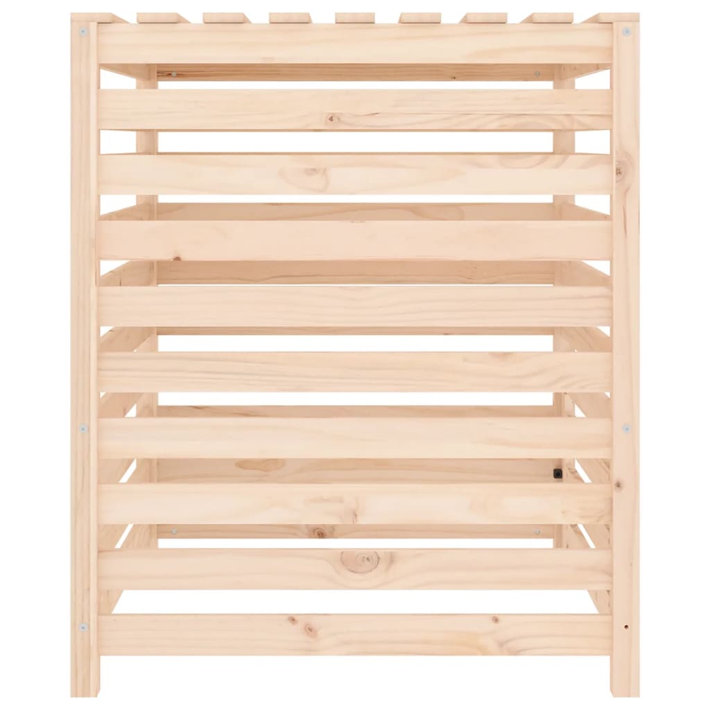 vidaXL Compostor, 82,5x82,5x99,5 cm, lemn masiv de pin vidaXL Compostor, 82,5x82,5x99,5 cm, lemn masiv de pin