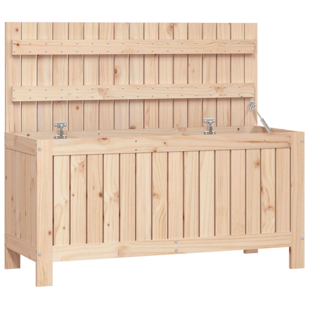vidaXL Cutie de depozitare grădină, 108x42,5x54 cm, lemn masiv de pin vidaXL Cutie de depozitare grădină, 108x42,5x54 cm, lemn masiv de pin