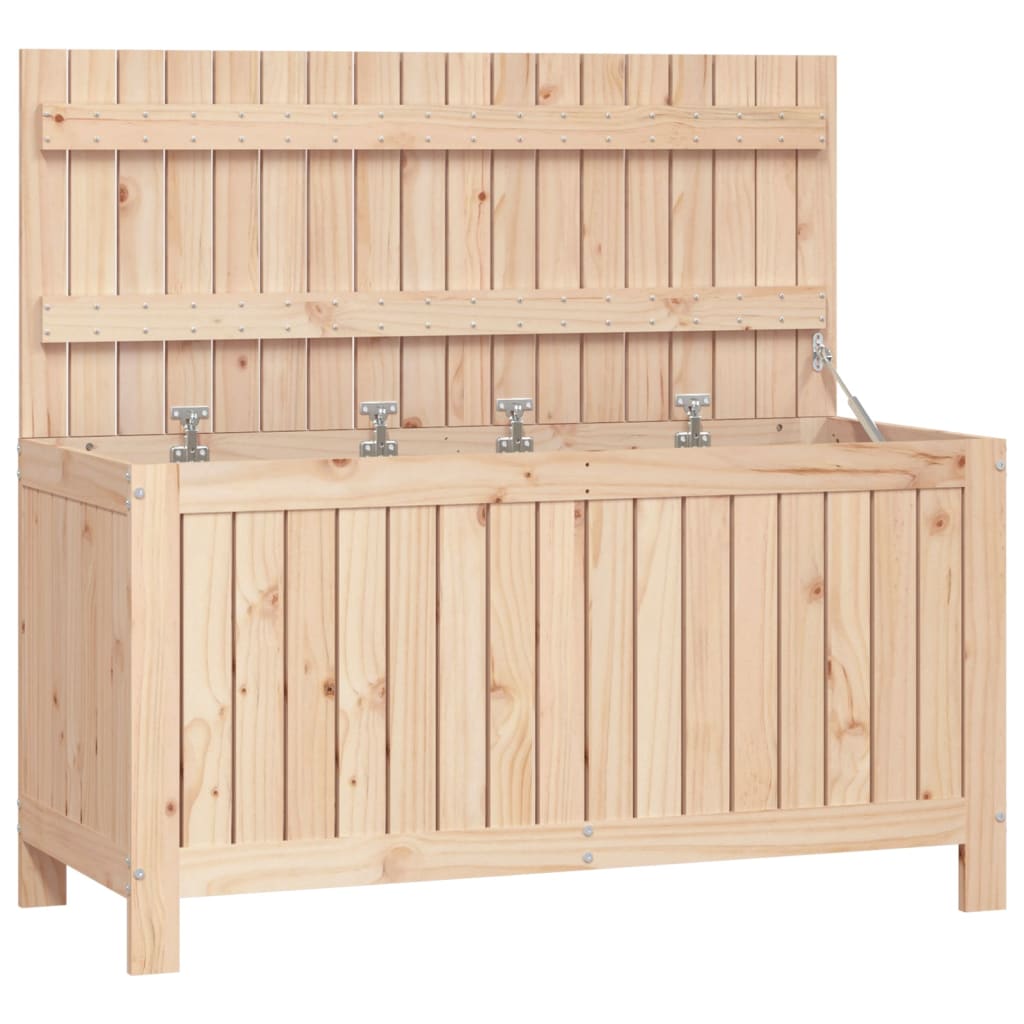 vidaXL Cutie de depozitare grădină, 115x49x60 cm, lemn masiv de pin