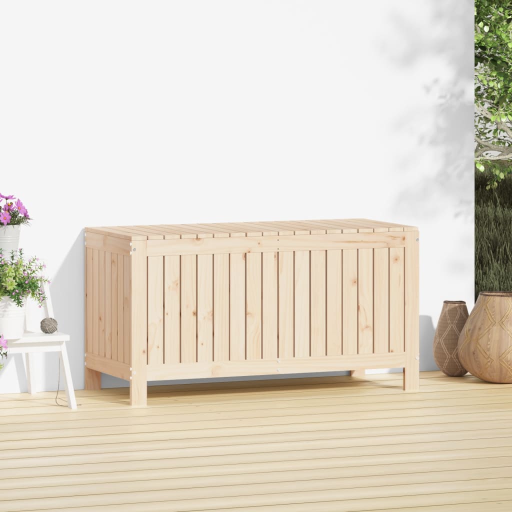 vidaXL Cutie de depozitare grădină, 115x49x60 cm, lemn masiv de pin