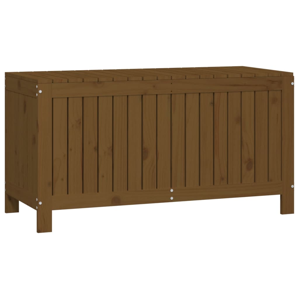 vidaXL Cutie depozitare grădină, maro miere, 115x49x60 cm, lemn pin vidaXL Cutie depozitare grădină, maro miere, 115x49x60 cm, lemn pin
