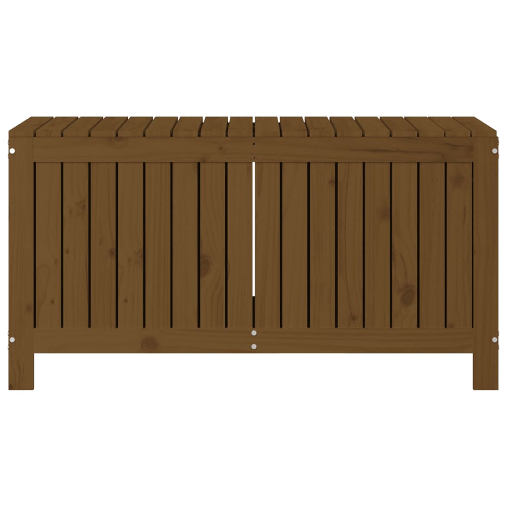 vidaXL Cutie depozitare grădină, maro miere, 115x49x60 cm, lemn pin vidaXL Cutie depozitare grădină, maro miere, 115x49x60 cm, lemn pin