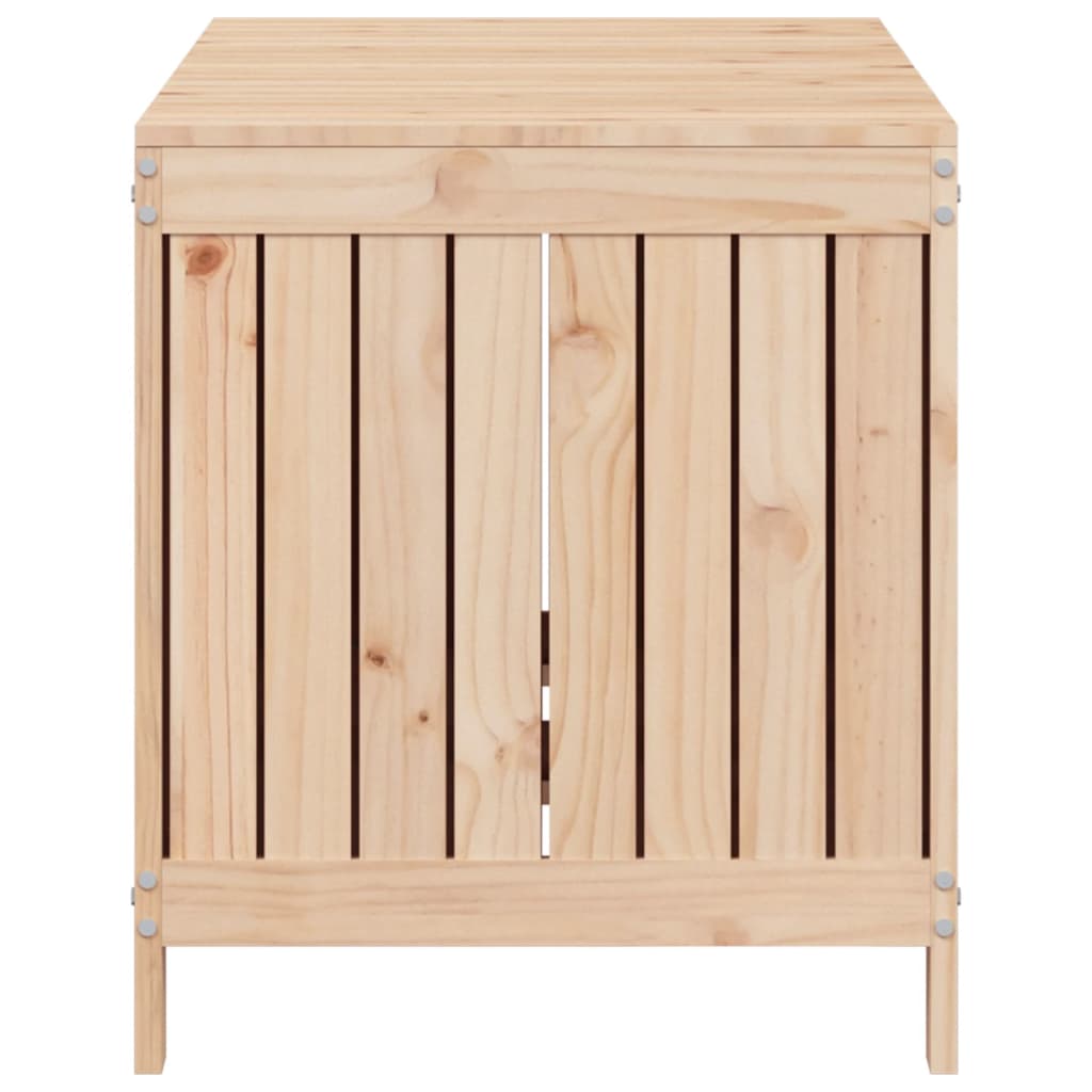 vidaXL Cutie de depozitare grădină, 121x55x64 cm, lemn masiv de pin vidaXL Cutie de depozitare grădină, 121x55x64 cm, lemn masiv de pin