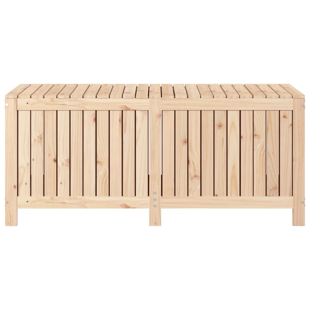vidaXL Cutie de depozitare grădină, 147x68x64 cm, lemn masiv de pin