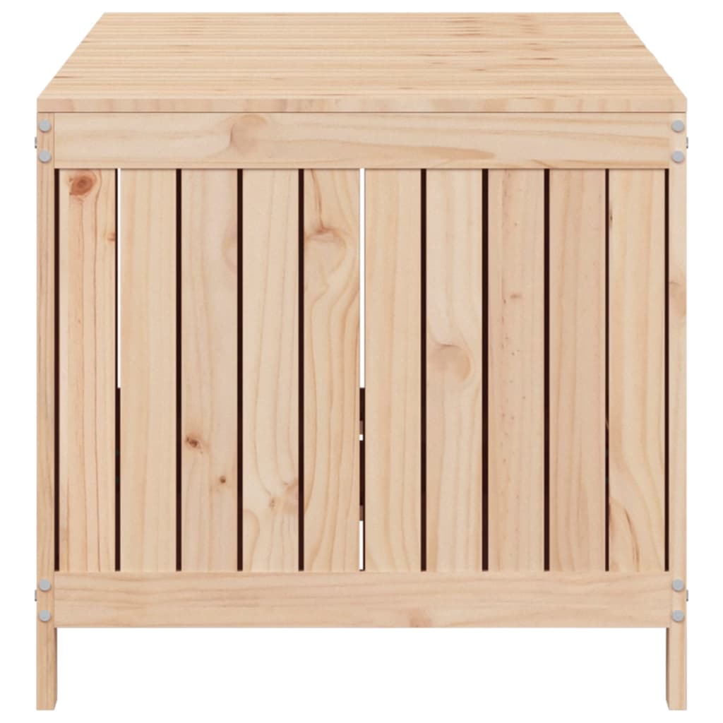 vidaXL Cutie de depozitare grădină, 147x68x64 cm, lemn masiv de pin