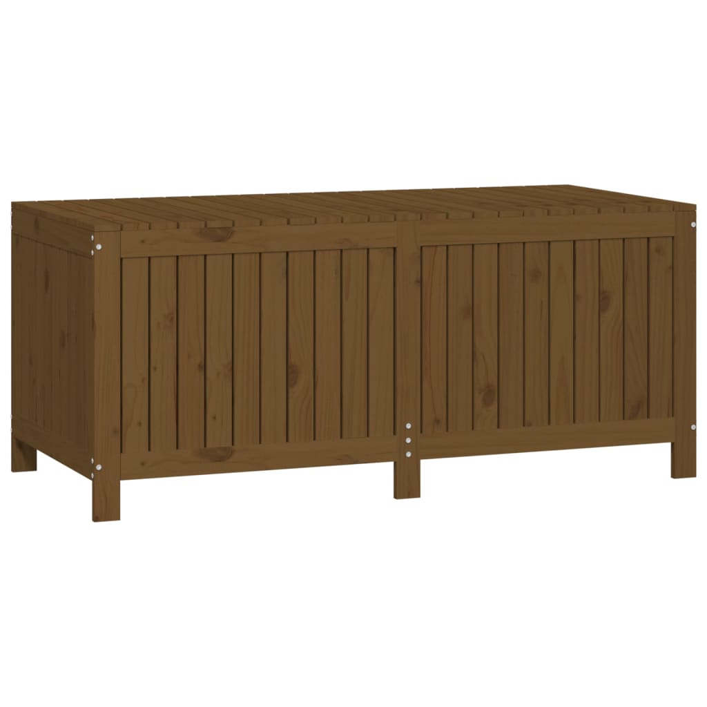 vidaXL Cutie depozitare grădină, maro miere, 147x68x64 cm, lemn pin vidaXL Cutie depozitare grădină, maro miere, 147x68x64 cm, lemn pin