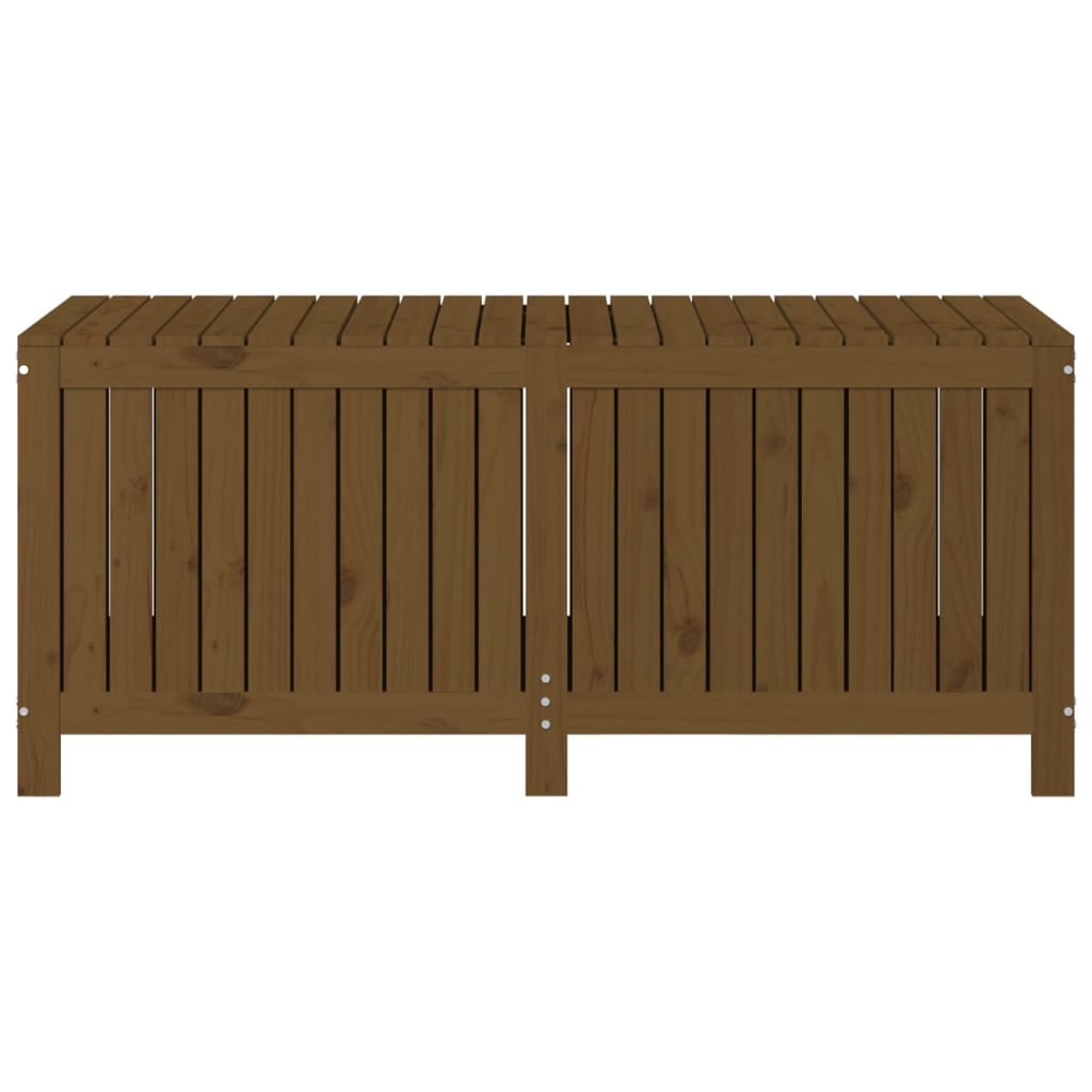 vidaXL Cutie depozitare grădină, maro miere, 147x68x64 cm, lemn pin vidaXL Cutie depozitare grădină, maro miere, 147x68x64 cm, lemn pin
