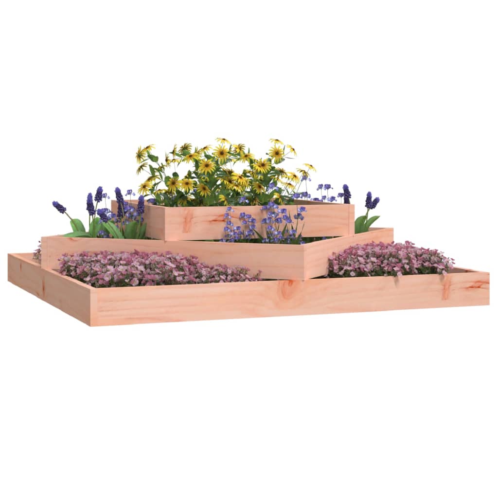 vidaXL Jardinieră, 112x112x27 cm, lemn masiv douglas