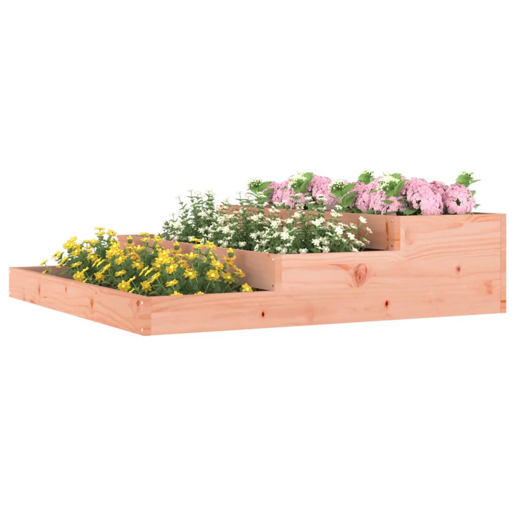 vidaXL Jardinieră, 107x107x27 cm, lemn masiv douglas