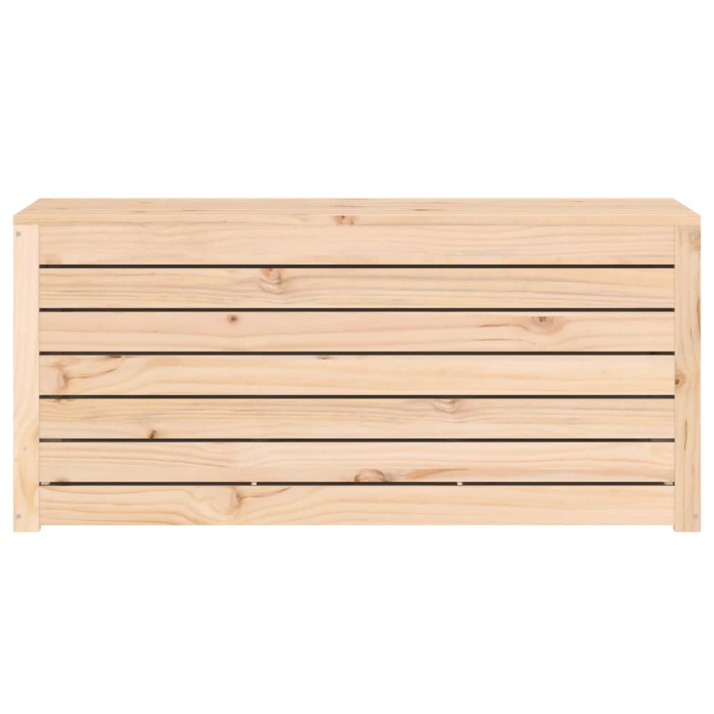 vidaXL Ladă depozitare grădină, 101x50,5x46,5cm, lemn masiv pin vidaXL Ladă depozitare grădină, 101x50,5x46,5cm, lemn masiv pin