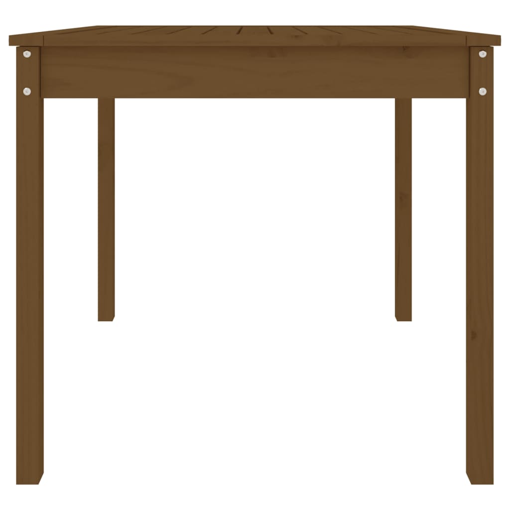 vidaXL Măsuță de grădină, maro miere, 82,5x82,5x76 cm, lemn masiv pin vidaXL Măsuță de grădină, maro miere, 82,5x82,5x76 cm, lemn masiv pin