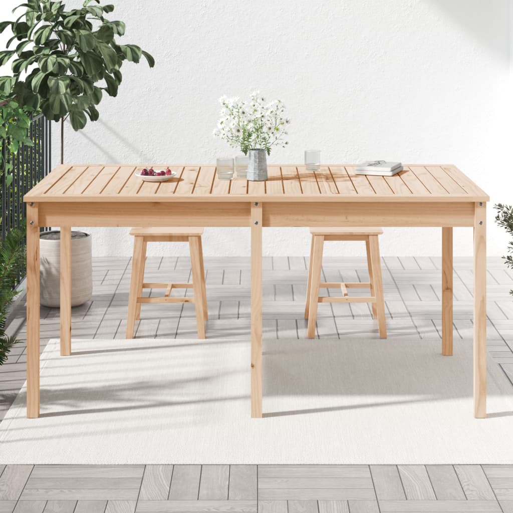 vidaXL Măsuță de grădină, 159,5x82,5x76 cm, lemn masiv de pin vidaXL Măsuță de grădină, 159,5x82,5x76 cm, lemn masiv de pin