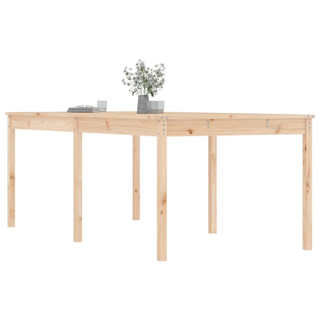vidaXL Măsuță de grădină, 203,5x100x76 cm, lemn masiv de pin vidaXL Măsuță de grădină, 203,5x100x76 cm, lemn masiv de pin