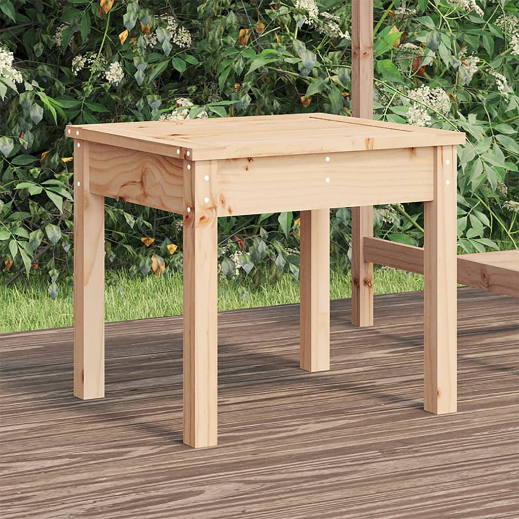 vidaXL Bancă de grădină, 50x44x45 cm, lemn masiv de pin vidaXL Bancă de grădină, 50x44x45 cm, lemn masiv de pin