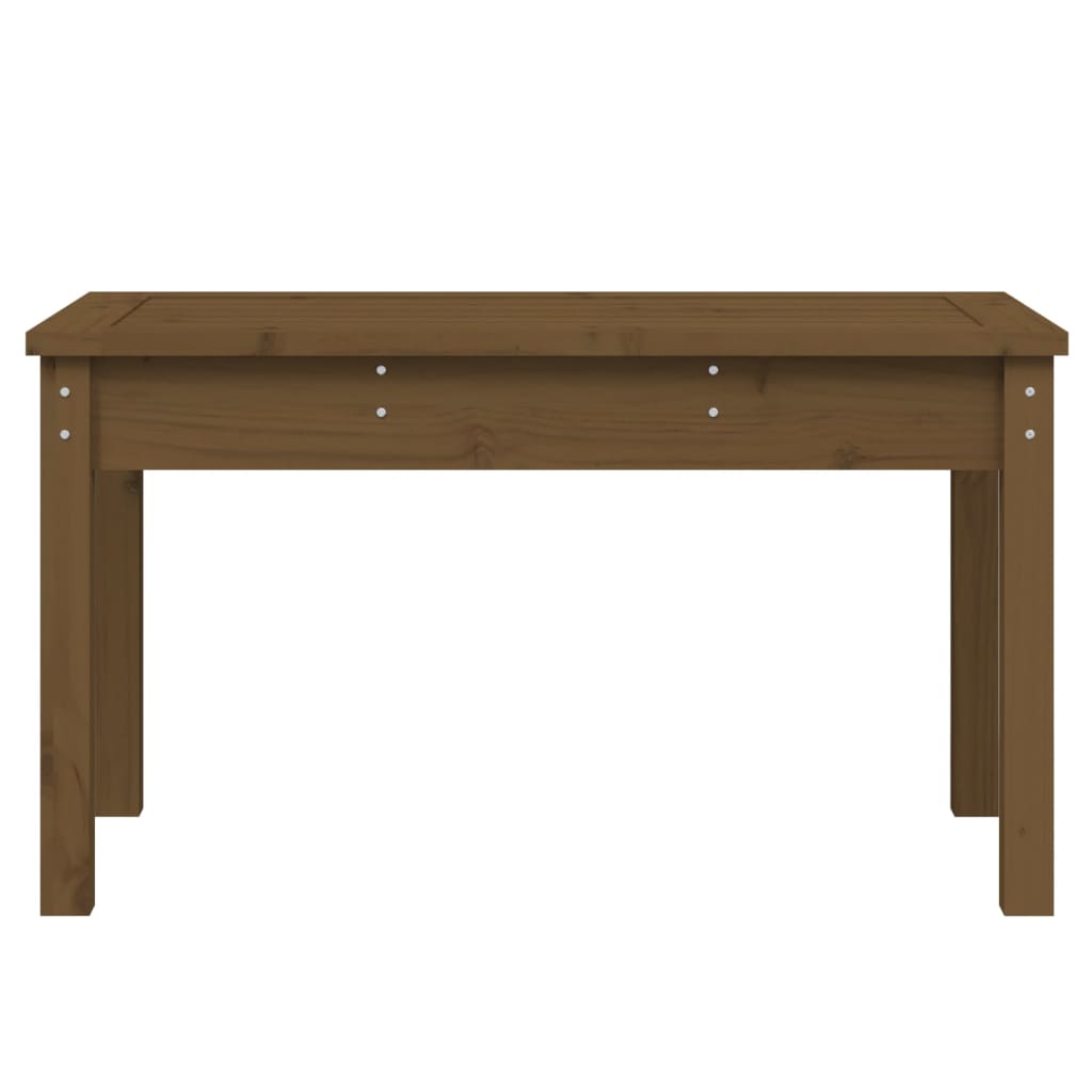 vidaXL Bancă de grădină, maro miere, 80x44x45 cm, lemn masiv de pin vidaXL Bancă de grădină, maro miere, 80x44x45 cm, lemn masiv de pin