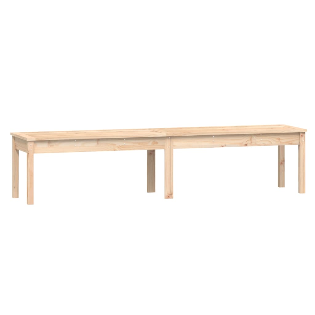 vidaXL Bancă de grădină 2 locuri, 203,5x44x45 cm, lemn masiv de pin vidaXL Bancă de grădină 2 locuri, 203,5x44x45 cm, lemn masiv de pin