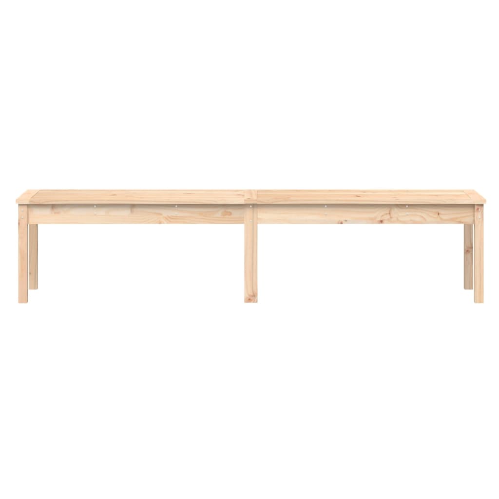 vidaXL Bancă de grădină 2 locuri, 203,5x44x45 cm, lemn masiv de pin vidaXL Bancă de grădină 2 locuri, 203,5x44x45 cm, lemn masiv de pin