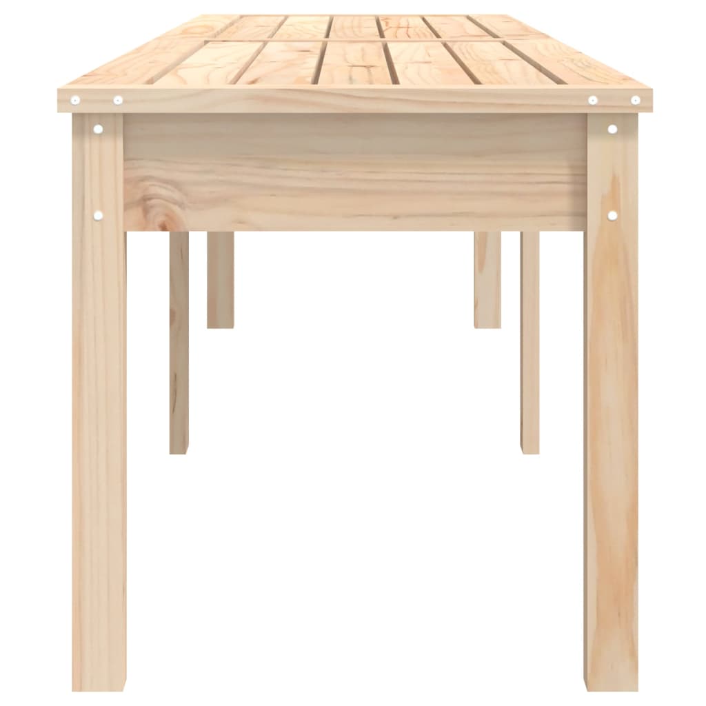 vidaXL Bancă de grădină 2 locuri, 203,5x44x45 cm, lemn masiv de pin vidaXL Bancă de grădină 2 locuri, 203,5x44x45 cm, lemn masiv de pin