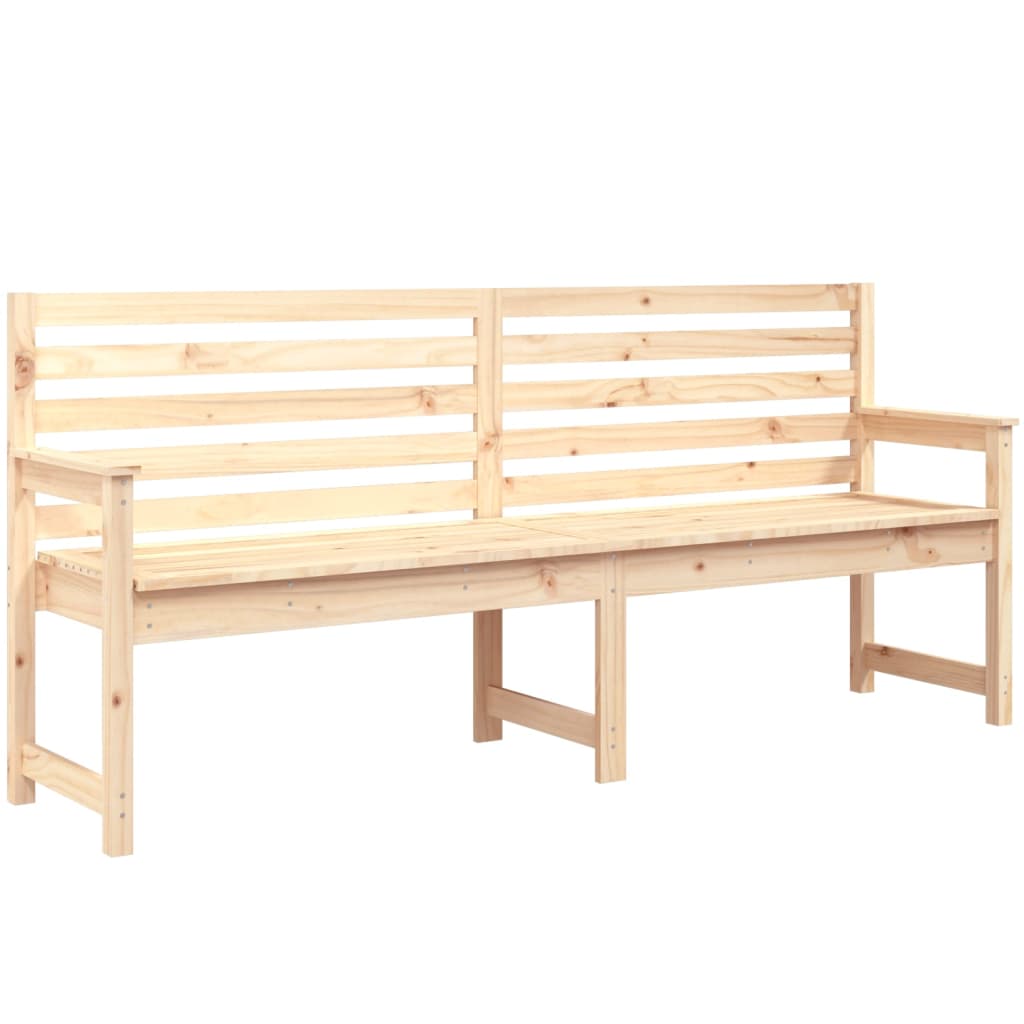 vidaXL Bancă de grădină, 203,5x48x91,5 cm, lemn masiv de pin vidaXL Bancă de grădină, 203,5x48x91,5 cm, lemn masiv de pin