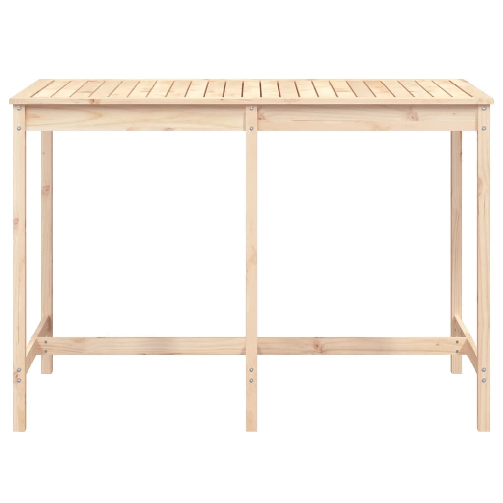 vidaXL Masă de grădină, 159,5x82,5x110 cm, lemn masiv de pin