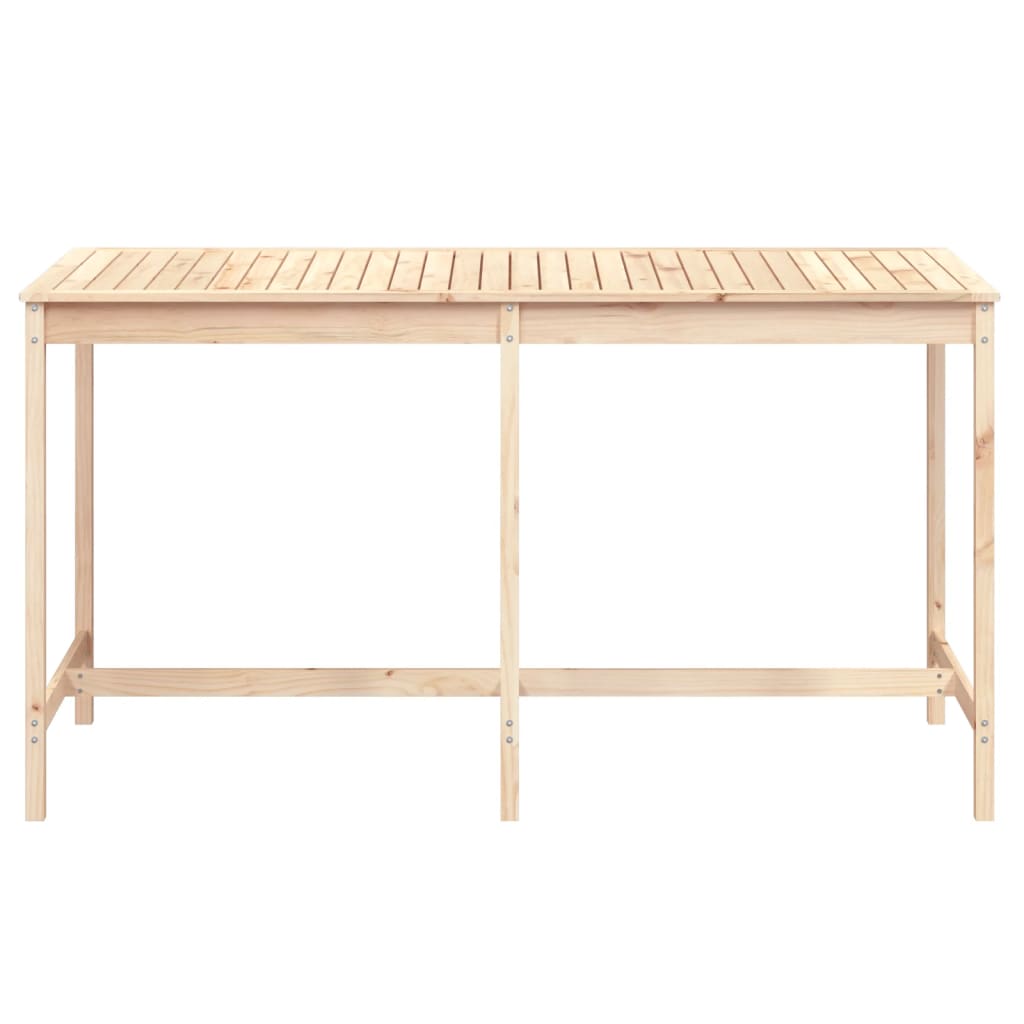 vidaXL Masă de grădină, 203,5x90x110 cm, lemn masiv de pin