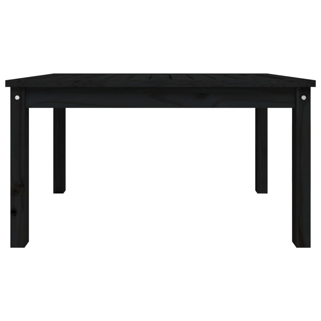 vidaXL Măsuță de grădină, negru, 82,5x50,5x45 cm, lemn masiv de pin vidaXL Măsuță de grădină, negru, 82,5x50,5x45 cm, lemn masiv de pin
