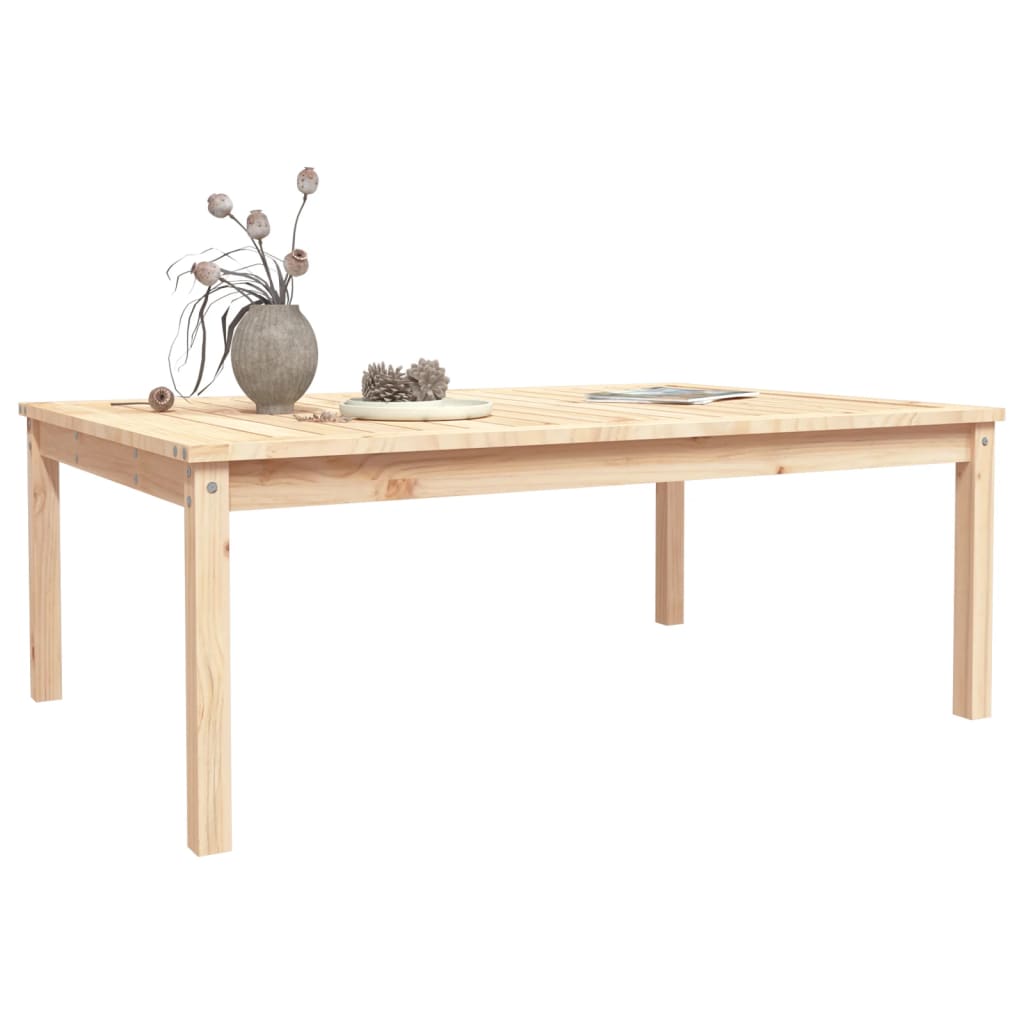 vidaXL Măsuță de grădină, 121x82,5x45 cm, lemn masiv de pin vidaXL Măsuță de grădină, 121x82,5x45 cm, lemn masiv de pin