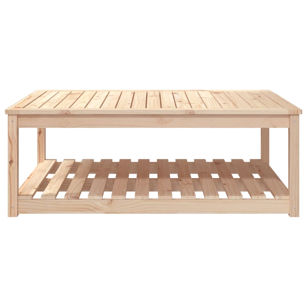 vidaXL Măsuță de grădină, 121x82,5x45 cm, lemn masiv de pin vidaXL Măsuță de grădină, 121x82,5x45 cm, lemn masiv de pin