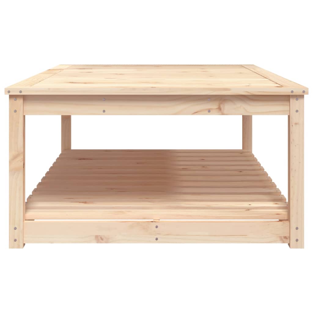 vidaXL Măsuță de grădină, 121x82,5x45 cm, lemn masiv de pin vidaXL Măsuță de grădină, 121x82,5x45 cm, lemn masiv de pin