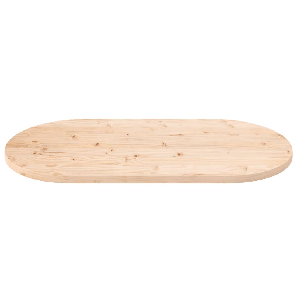 vidaXL Blat de masă, 90x45x2,5 cm, lemn masiv de pin, oval vidaXL Blat de masă, 90x45x2,5 cm, lemn masiv de pin, oval