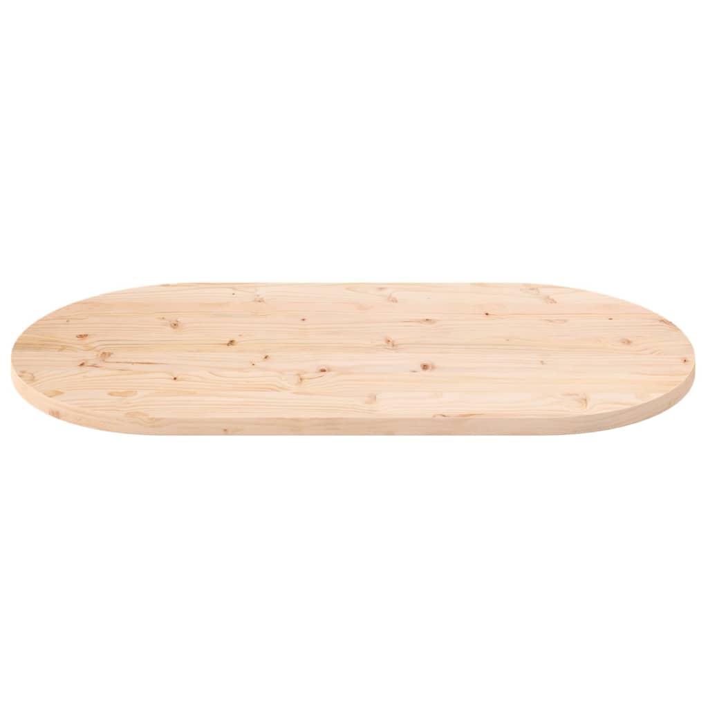 vidaXL Blat de masă, 100x50x2,5 cm, lemn masiv de pin, oval vidaXL Blat de masă, 100x50x2,5 cm, lemn masiv de pin, oval
