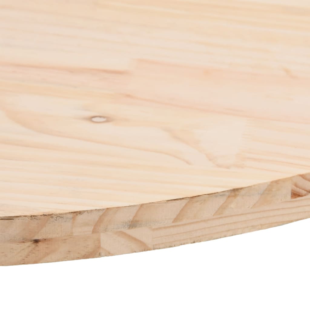 vidaXL Blat de masă, 100x50x2,5 cm, lemn masiv de pin, oval vidaXL Blat de masă, 100x50x2,5 cm, lemn masiv de pin, oval