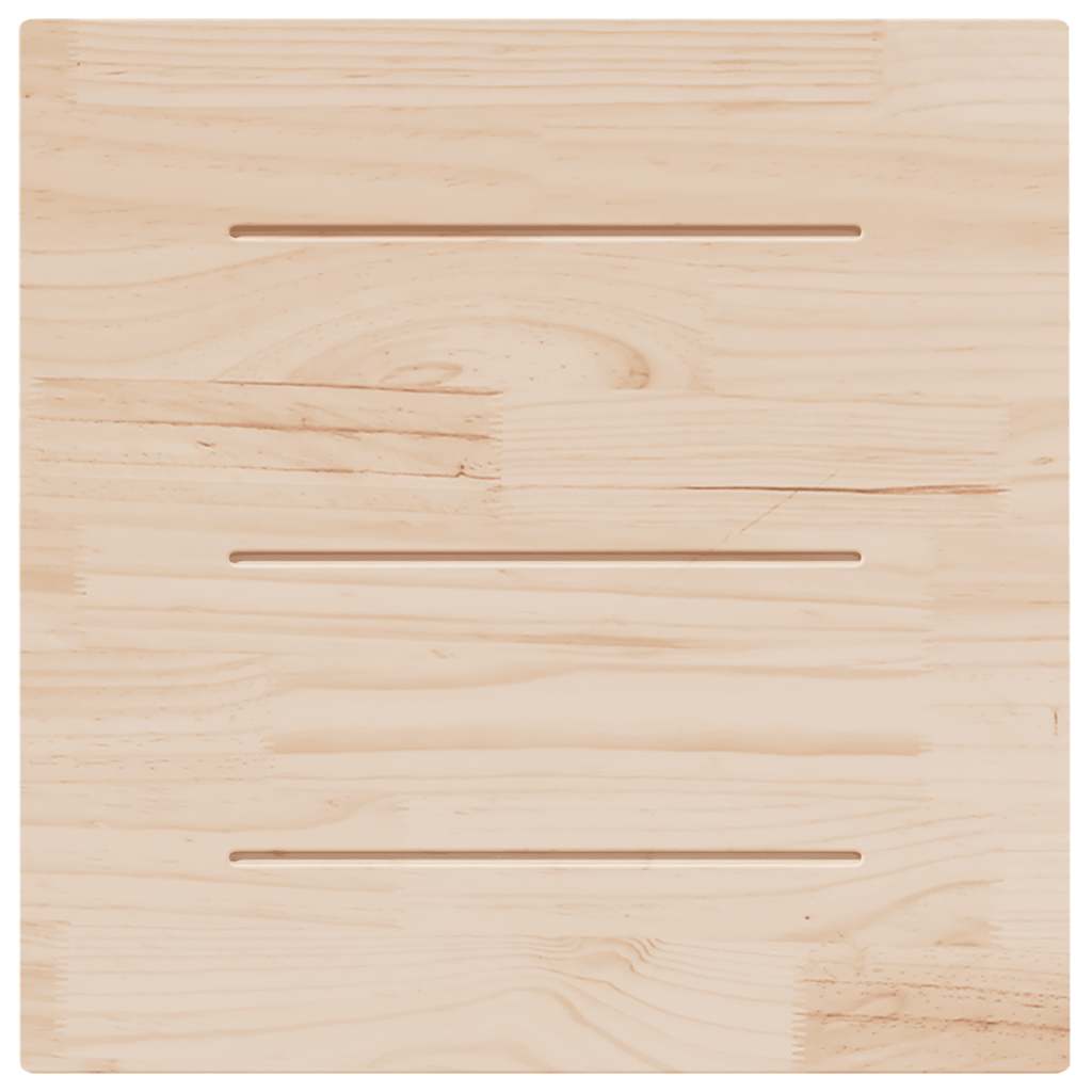 vidaXL Blat de masă, 70x70x2,5 cm, lemn masiv de pin, pătrat
