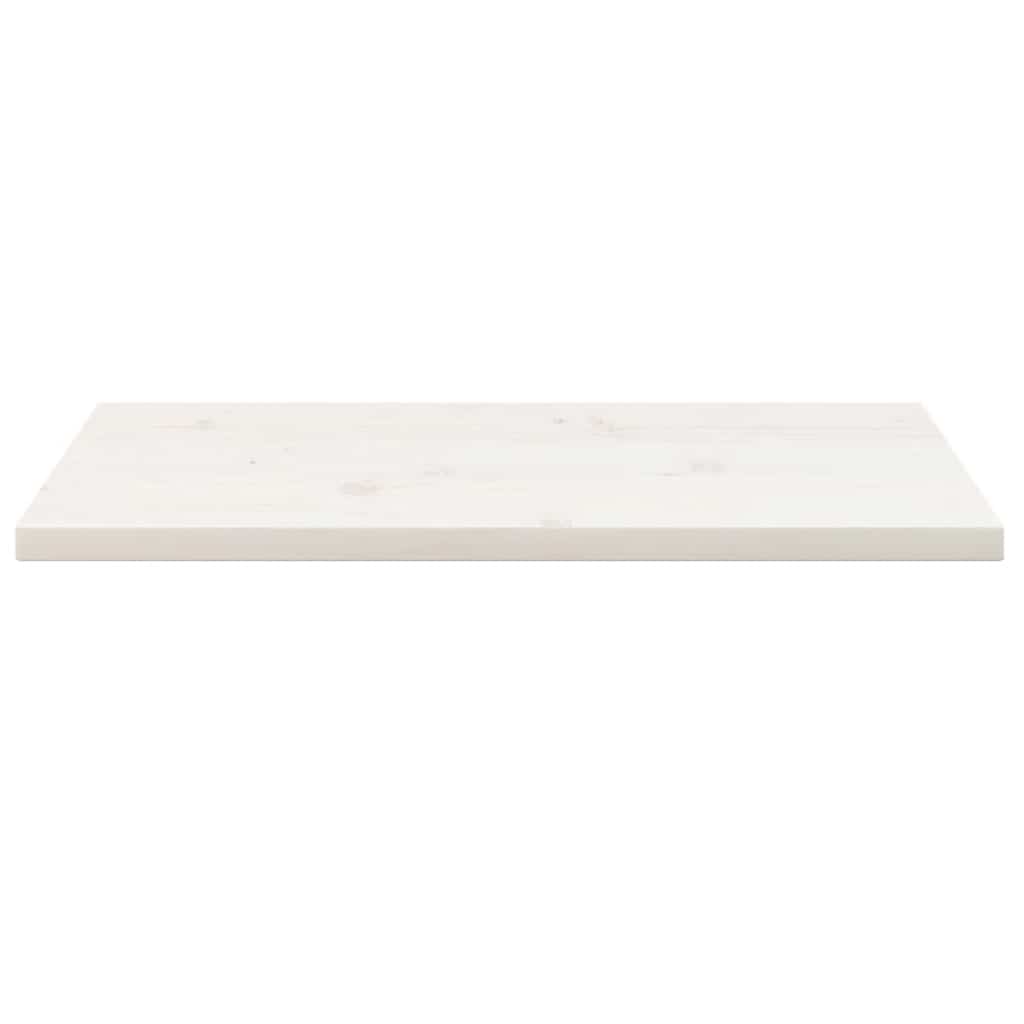 vidaXL Blat de masă alb 80x40x2,5 cm lemn masiv de pin dreptunghiular vidaXL Blat de masă alb 80x40x2,5 cm lemn masiv de pin dreptunghiular