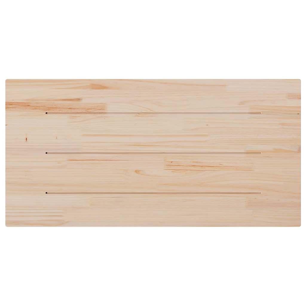 vidaXL Blat de masă alb 80x40x2,5 cm lemn masiv de pin dreptunghiular vidaXL Blat de masă alb 80x40x2,5 cm lemn masiv de pin dreptunghiular