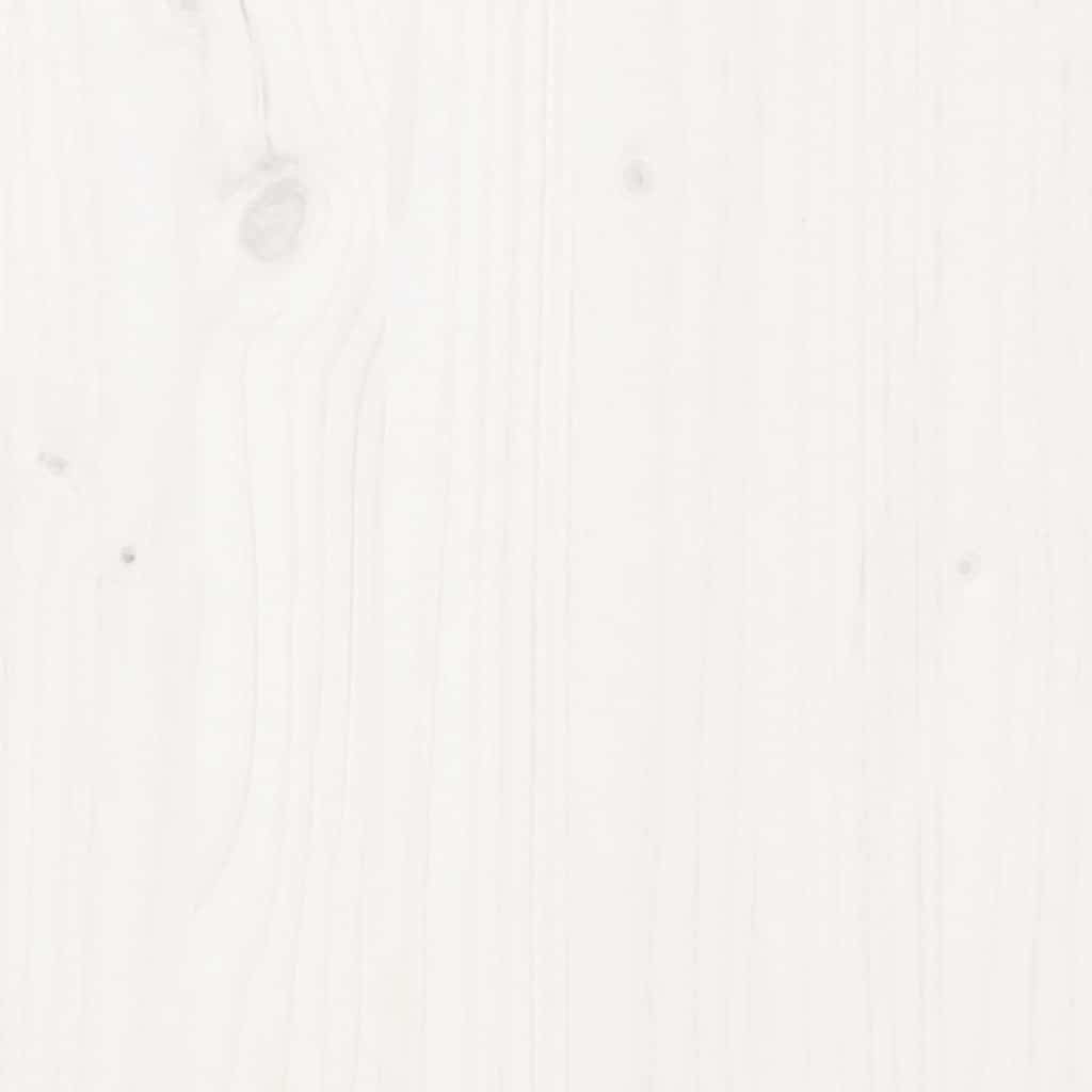 vidaXL Blat de birou, alb, 100x60x2,5 cm, lemn masiv de pin