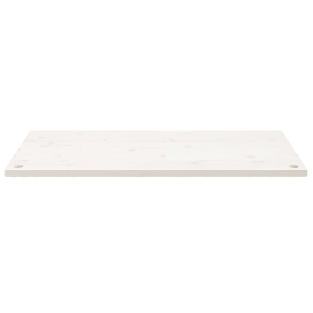 vidaXL Blat de birou, alb, 100x50x2,5 cm, lemn masiv de pin vidaXL Blat de birou, alb, 100x50x2,5 cm, lemn masiv de pin