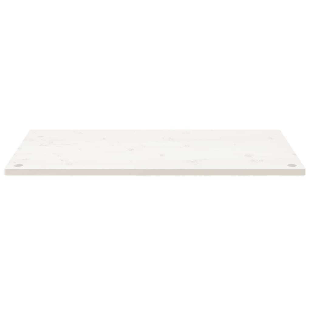 vidaXL Blat de birou, alb, 100x60x2,5 cm, lemn masiv de pin vidaXL Blat de birou, alb, 100x60x2,5 cm, lemn masiv de pin