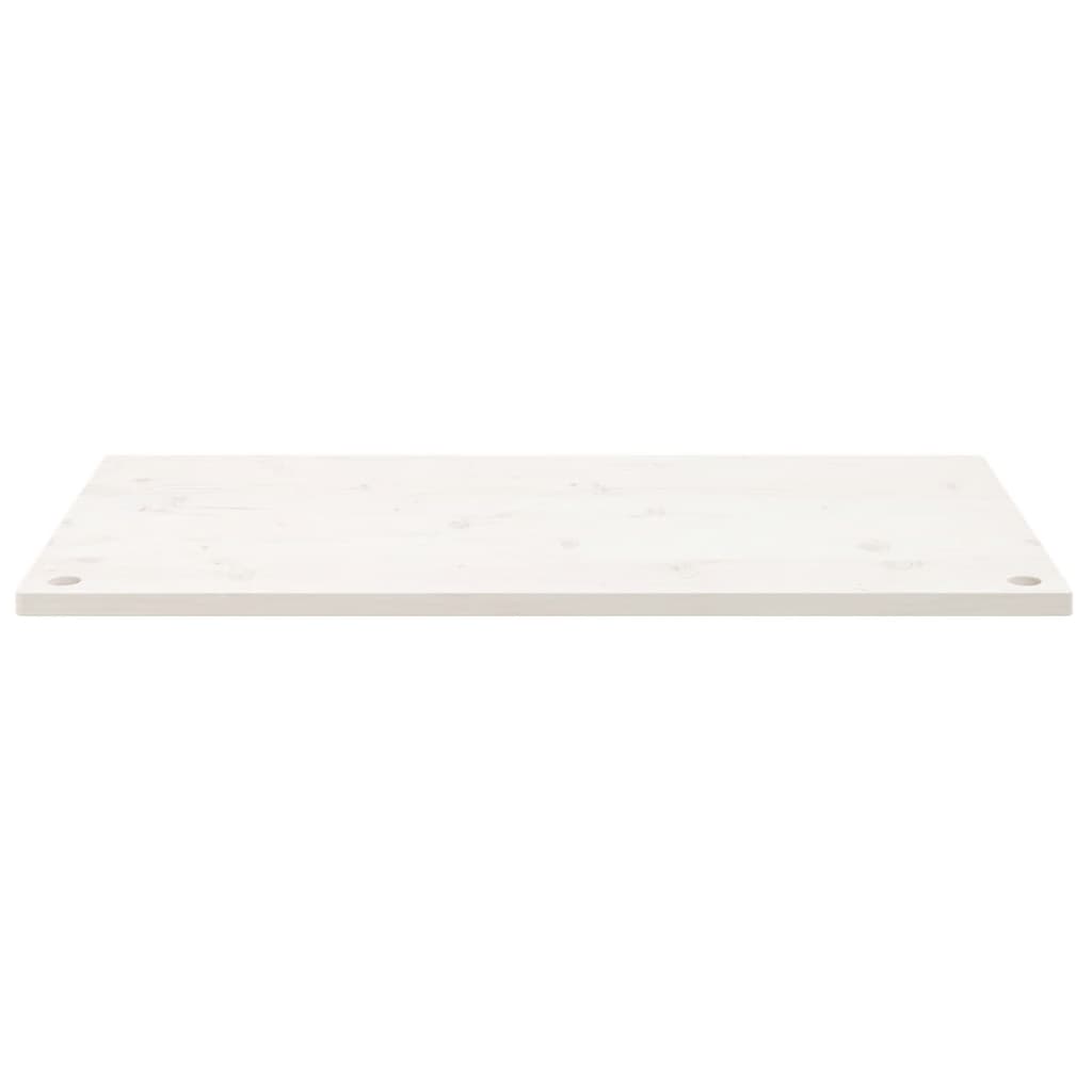 vidaXL Blat de birou, alb, 110x60x2,5 cm, lemn masiv de pin vidaXL Blat de birou, alb, 110x60x2,5 cm, lemn masiv de pin