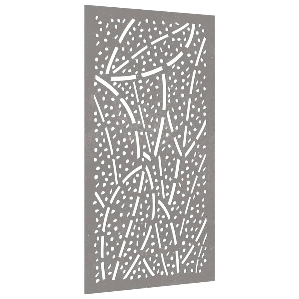 vidaXL Decor perete de grădină 105x55 cm design frunze oțel Corten vidaXL Decor perete de grădină 105x55 cm design frunze oțel Corten