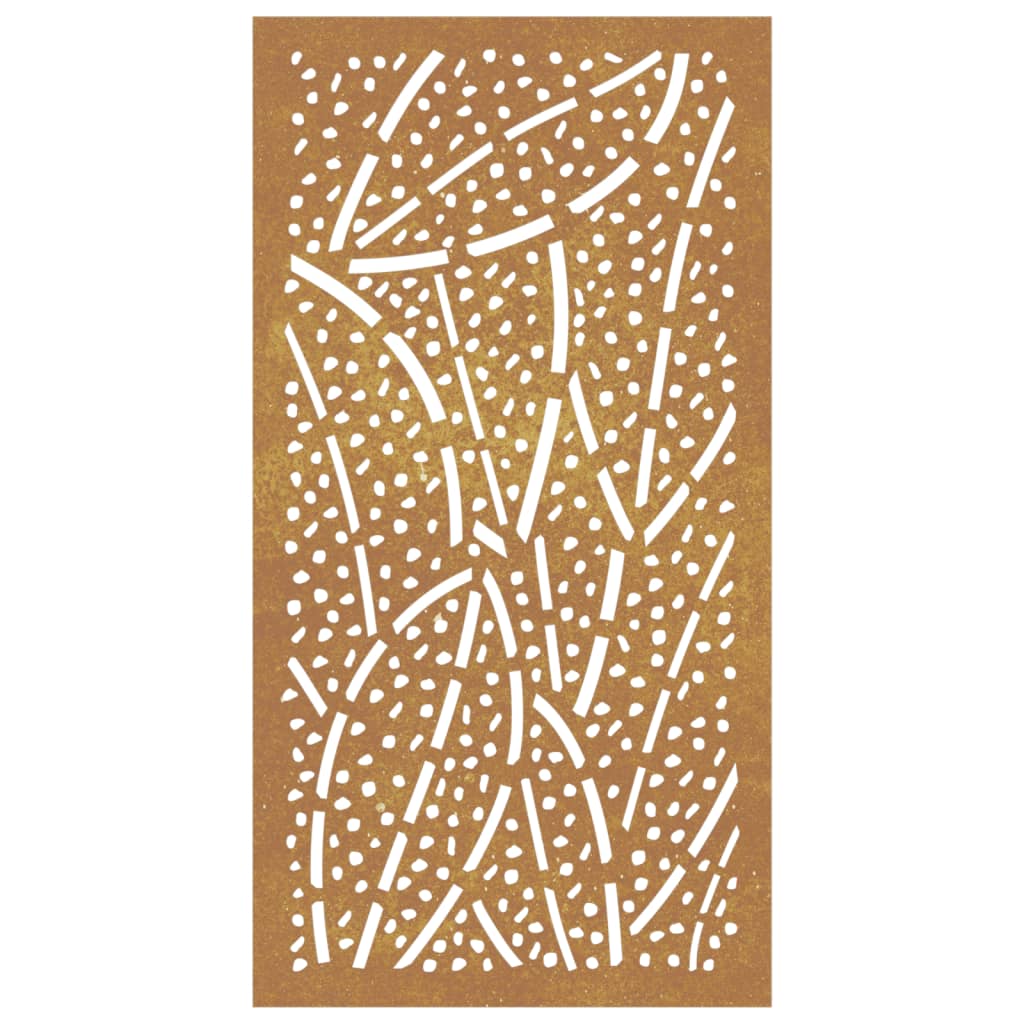 vidaXL Decor perete de grădină 105x55 cm design frunze oțel Corten vidaXL Decor perete de grădină 105x55 cm design frunze oțel Corten